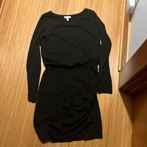 Leith black knee length dress in size XS